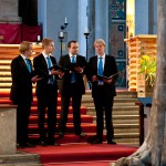 Max Rieger, Johannes Janson, Simon Leicht und Andreas Hetmanek: "Vater unser" von Pater Anselm OSB Max Rieger, Johannes Janson, Simon Leicht und Andreas Hetmanek: "Vater unser" von Pater Anselm OSB
